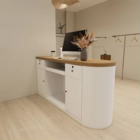 Bureau de réception moderne et fonctionnel de haute qualité pour les bureaux commerciaux avec matériau HDF
