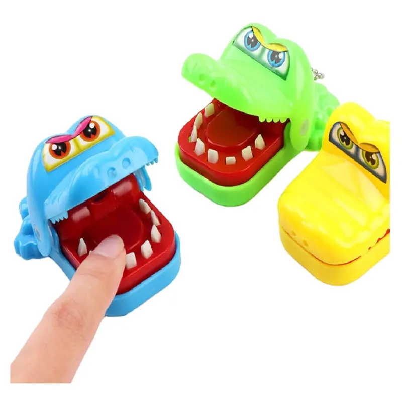Creative Practical Jokes Mouth Tooth Alligator Hand Children's Toys Family Games Classic Finger Bite Crocodile Game
