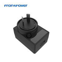 Chargeur USB-A interchangeable OEM 5V 1A 2A 2.4A 2.5A 3A, adaptateur secteur ACDC pour téléphone, lampe LED, haut-parleur, appareil photo
