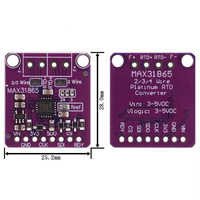 Module amplificateur de capteur de température MAX31865 PT100 à PT1000 RTD-numérique 3.3V/5V pour Arduino