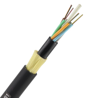 Câble à fibres optiques OEM d'usine ADSS GYTA GYTS GYXTW 4 8 12 24 48 96 144 288 cœurs, prix du câble à fibres optiques extérieur