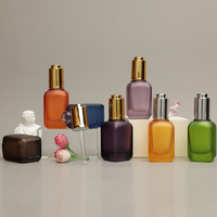 Pipettes en verre graduées de haute qualité en gros, 10 ml, 30 ml, 50 ml, 60 ml, 100 ml, 120 ml, pour huiles essentielles, crèmes de soin, gouttes pour les yeux