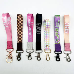BSBH New Arrival Outdoor Durable Leather <strong>Keychain</strong> <strong>Wristlet</strong> Custom Lanyard Car <strong>Keychain</strong> for Backpack - Product Image 3