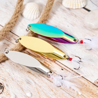 Cadeau de pêche personnalisé : Leurre de pêche vierge en métal gravé, souvenir pour papa, mari, grand-père, pêcheur retraité