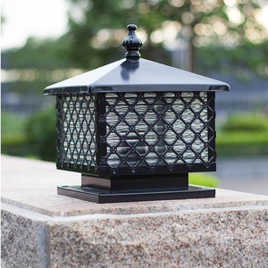 Extérieur <span class=keywords><strong>Colonne</strong></span> Étanche Lampadaires Vintage Lampe de Pilier De Jardin - Product Image 6