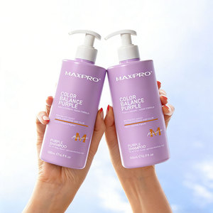 Champú Morado Maxipro para Cabello Rubio/Decolorado - Fuerte Antibrillo, Tonificante, Suavizante, Refrescante, Hidratante y Nutritivo Platino - Product Image 1