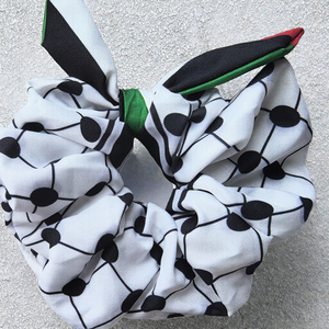 Most Popular Keffiyeh Hair Scrunchies Palestine Girls Hair Band For Welcome Gifts - Product Image 4