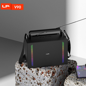 Enceinte portable stéréo sans fil Bluetooth LP-V90 avec super basses, <span class=keywords><strong>radio</strong></span> FM, lecteur TF/USB, puissante, active, <span class=keywords><strong>DJ</strong></span>, caisson de basses, enceinte d'extérieur, <span class=keywords><strong>radio</strong></span> FM - Product Image 5