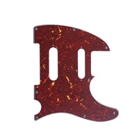 Panneau avant de guitare électrique Red Turtle 8 trous, pickguard simple en plastique TL avec vis, accessoire d'instrument de musique