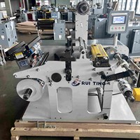 Machine de découpe rotative compacte RTMQ-520B, modèle amélioré, pour rouleaux d'étiquettes autocollantes, avec moteur servo et système d'élimination des déchets