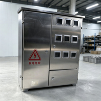 Boîtier de compteur d'énergie extérieur Zhixin BXD2 en métal anti-corrosion, monophasé, multi-compartiments, indice de protection IP33, 60A/100A, AC 220V