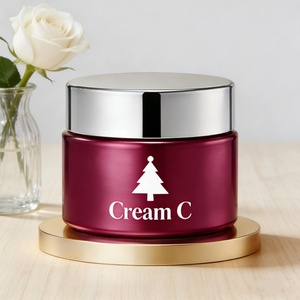 Tarro de Vidrio Cosmético de Lujo con Tapa, Personalizable en Color, de 5g, 10g, 15g, 30g, 50g, 100g, Redondo, para Crema Facial, Loción, Manteca Corporal - Product Image 6