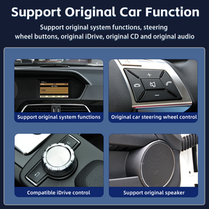 Autoradio GPS 4G Wifi LELV Qualcomm 680 Ntg 4.5 avec CarPlay sans fil et lecteur multimédia pour <span class=keywords><strong>Mercedes</strong></span> Benz <span class=keywords><strong>Classe</strong></span> <span class=keywords><strong>C</strong></span> W204 2011-2014 - Product Image 6