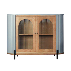 Rắn Gỗ Vòng Cà Phê & Side Bảng Với Mở Rộng Kim Loại Chân TV Tủ Hiển Thị <span class=keywords><strong>Sideboard</strong></span> Cho Phòng Khách & Trường Học/Căn Hộ - Product Image 5