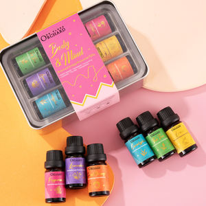 Bonne qualité ensemble d'huiles essentielles Massage aromathérapie lavande/orange douce/arbre à thé/citronnelle ensemble d'huiles essentielles biologiques - Product Image 5