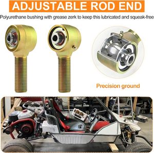 Rótula Forjada <span class=keywords><strong>Johnny</strong></span> Joint de 7/8 y 1.25 Pulgadas, Rótula Heim de Cromoly para Barras Estabilizadoras de Suspensión de Jeep Wrangler Racing - Product Image 5