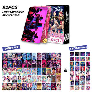 92 cartes Saja Boys KPop Demon Hunters Anime, cartes photo holographiques double face, cartes de collection, cartes d'art, cartes premium, cadeau pour collectionneurs - Product Image 2