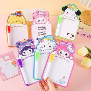 Tableau d'écriture effaçable double face pour enfants, motif dessin animé mignon, pour le dessin, le graffiti, la maternelle et l'éducation précoce - Product Image 1