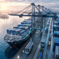 Agent d'expédition maritime le moins cher, DDP, DDU, LCL, Express, Dropshipping, DHL, UPS, Chine vers Royaume-Uni/USA/CA/GE, transitaire porte-à-porte