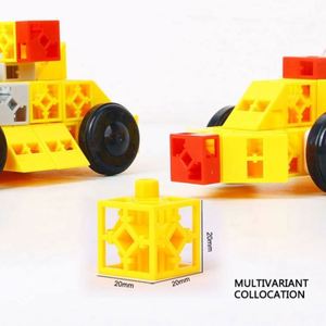Bloques de Construcción Mágicos de Plástico ABS Educativos para Niños, Bloques Personalizados 3D para Construir Autos, Juguetes de Bloques de Construcción DIY para Niños, Novedad 2020 - Product Image 2