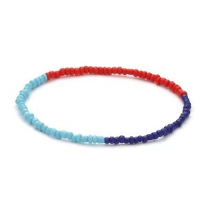 <span class=keywords><strong>Tobillera</strong></span> Boho Hecha a Mano, Ajustable, para Playa, Verano, Joyería Bohemia, Miyuki, Elástica, con Cuentas de Colores, para Mujer - Product Image 6