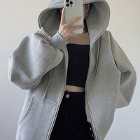 Fournisseur direct d'usine : Sweat à capuche style américain, imprimé intégral, style hip-hop, long et ample pour l'hiver