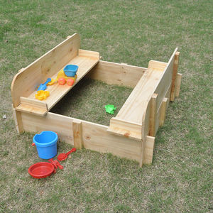 <span class=keywords><strong>Bac</strong></span> <span class=keywords><strong>à</strong></span> <span class=keywords><strong>sable</strong></span> en <span class=keywords><strong>bois</strong></span> populaire pour enfants <span class=keywords><strong>avec</strong></span> <span class=keywords><strong>toit</strong></span> et deux bancs - Product Image 4