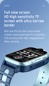 Valdus เครื่องติดตามตำแหน่ง4G HD,วิดีโอแชทวิดีโอคอลเด็กหน้าจอ IPS K15กันน้ำ IPX7 - Product Image 2