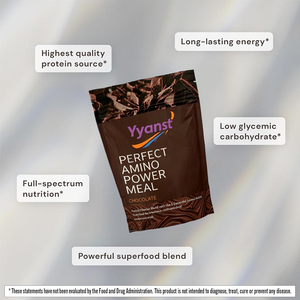 Chocolate Perfect Amino Power Meal Powder, Mezcla de Proteínas con 8 Aminoácidos Esenciales, Suplemento Nutricional Diario para Adultos, Belleza y Fitness - Product Image 5