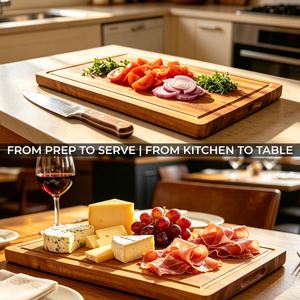 Planche à découper en bois d'<span class=keywords><strong>acacia</strong></span> de qualité supérieure, classique, pour comptoir de cuisine, qualité alimentaire, pour servir des amuse-gueules artisanaux avec style - Product Image 4