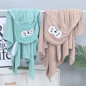 Factory Customized Coral Velvet Cartoon Pattern <strong>Children's</strong> Beach <strong>Towel</strong> Cute Hooded <strong>Towel</strong> <strong>Children's</strong> Cape Bath <strong>Towel</strong> - Product Image 3