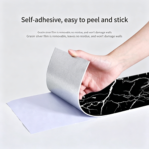 <span class=keywords><strong>Plinthes</strong></span> en soie de haute qualité aspect marbre, corniches, garde-coins, garnitures murales, rebords de fenêtre, papier peint pour chambre à coucher - Product Image 3