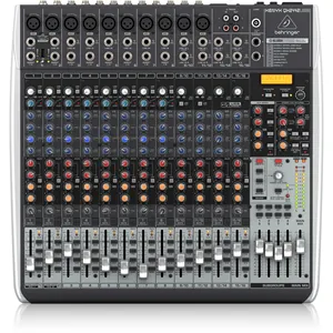 Behringer QX2442USB Système Pa 24 voies Console de mixage numérique Enregistrement de scène Spectacle en direct Équipement de musique Mélangeur audio