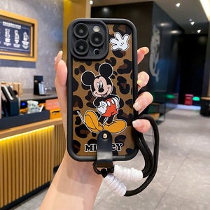 Vente en gros de dessin animé mignon <span class=keywords><strong>Mickey</strong></span> imprimé léopard offre spéciale étui de téléphone portable pour <span class=keywords><strong>Iphone</strong></span> 16 17 Pro Max <span class=keywords><strong>X</strong></span> XR XSMAX 14 15 housse de téléphone - Product Image 5