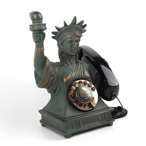 Stock Estatua DE LA LIBERTAD Estilo especial Grabación de mensajes Libro de visitas de boda <span class=keywords><strong>Teléfono</strong></span> vintage <span class=keywords><strong>Teléfono</strong></span> - Product Image 6