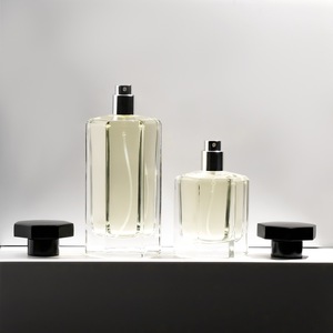Flacons de parfum rectangulaires <span class=keywords><strong>avec</strong></span> pulvérisateur à pompe, flacons pulvérisateurs 50 ml et 100 ml, flacons en verre pressurisés vides <span class=keywords><strong>avec</strong></span> boîte - Product Image 3