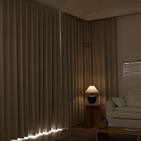 Rideaux modernes de luxe 100 % occultants et isolants thermiquement en polyester, style pli S, écologiques pour salon et chambre à coucher