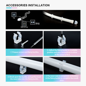 PERFECT 360 °   Iluminación de Alto Brillo, Luz de Neón Personalizable de Alta Calidad, DC24V, Impermeable IP65, Buena Luz LED de Neón Flexible - Product Image 5