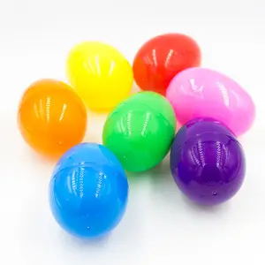 多色复活节装饰彩蛋和礼品椭圆形复活节彩蛋外壳