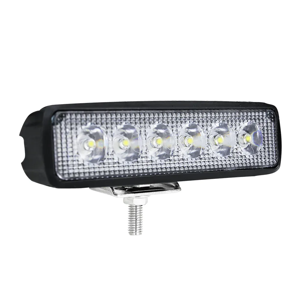 LIGHTOWL OEM 6 بوصة 6LED 18w مصباح ليد شريط عالية مشرق أضواء سيارة أدى ليزر IP65 للماء قبالة الطريق سيارة الليزر القيادة ضوء