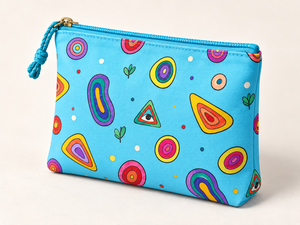 Bolso de mano de lona con diseño personalizado, cierre de cremallera, asa de cuerda, tres tamaños, 100% RPET, 3 piezas - Product Image 6