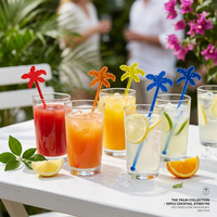 Agitateur à cocktail en plastique robuste de qualité commerciale, durable, épais et renforcé pour bar, café, restaurant