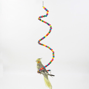 Đầy Màu sắc thân thiện với môi nhựa Chim Đồ chơi xoay Vẹt leo thang đu Vòng thang w105 Vẹt nhai đồ chơi - Product Image 5