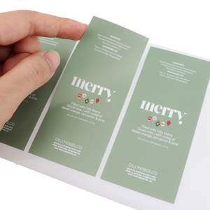 Logotipo de lujo Lámina de oro Estampado Etiquetas de productos Etiqueta adhesiva impresa personalizada Etiqueta cosmética impermeable - Product Image 4