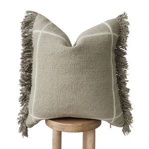 Modern Cotton Boho Cushion Cover Hot Selling Unique Handwoven Decorative <b>Throw</b> Pillow Custom Design Vintage Pattern Removable - Product Image 1