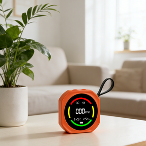 Alat Deteksi <span class=keywords><strong>Gas</strong></span> Karbon Monoksida (CO) Ukuran Perjalanan dengan Peringatan Suara dan Lampu LED, Monitor CO Genggam untuk Pengujian <span class=keywords><strong>Gas</strong></span> Cepat - Product Image 6