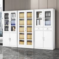 Armoire de classement en acier métallique avec serrure, armoire de rangement de documents de bureau
