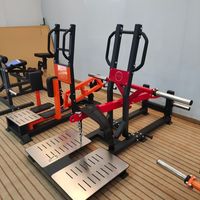 Équipement commercial de musculation pour la remise en forme, machine à exercices pour les jambes à charge de plaques en acier, entraîneur de squat à ceinture de hanche à charge lestée pour