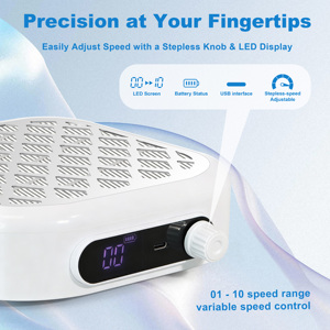 Colector <span class=keywords><strong>de</strong></span> Polvo <span class=keywords><strong>de</strong></span> <span class=keywords><strong>Uñas</strong></span> Recargable <span class=keywords><strong>de</strong></span> 30w, Inalámbrico, Profesional, <span class=keywords><strong>Limpiador</strong></span> <span class=keywords><strong>de</strong></span> Polvo <span class=keywords><strong>de</strong></span> <span class=keywords><strong>Uñas</strong></span> Acrílicas con Bajo Nivel <span class=keywords><strong>de</strong></span> Ruido para Salón y Hogar - Product Image 4