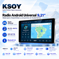 KSOY-12 Pantalla Android 9 Pulgadas 12 + 256G Lecteur De DVD De Autos Android Reproductor De Carro Radio De Coche Android